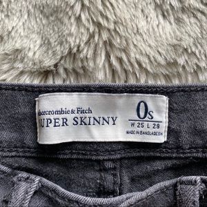 Abercrombie & Fitch Black Super Skinny Jeans